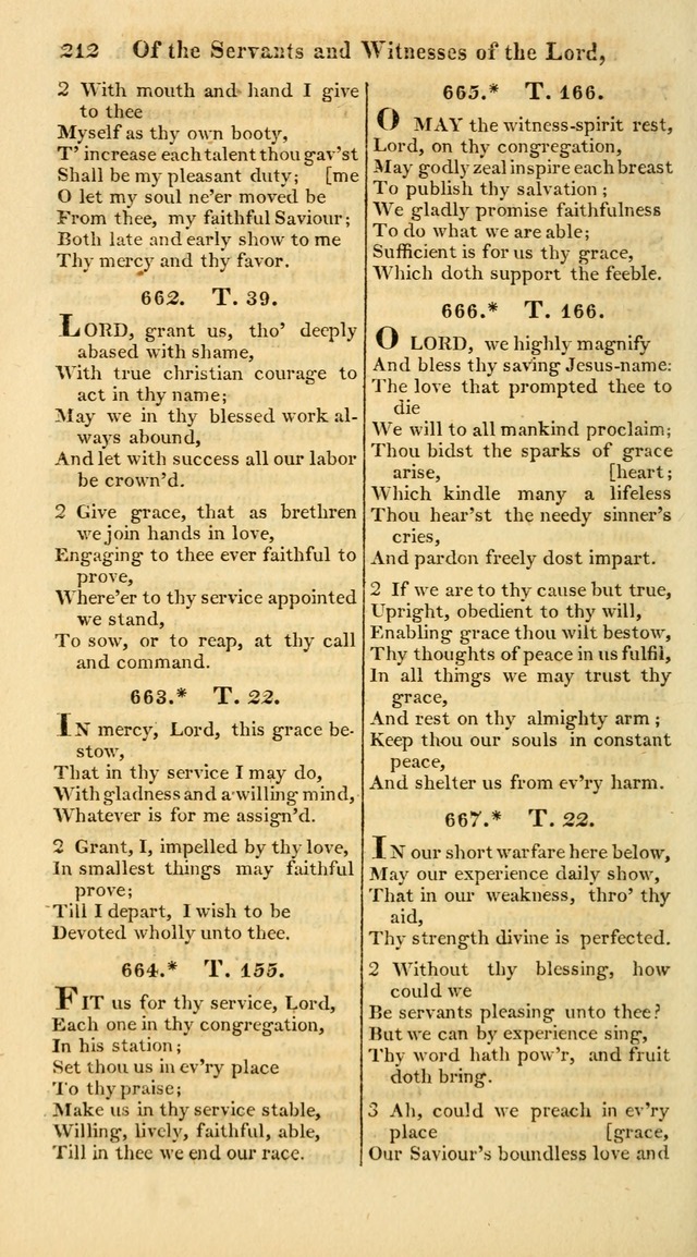 A Collection of Hymns for the Use of the Protestant Church of the United Brethren. (New and Rev. ed.) page 212