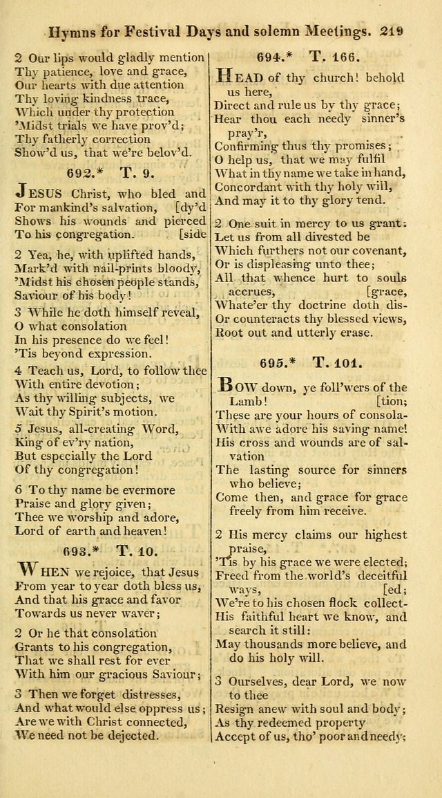 A Collection of Hymns for the Use of the Protestant Church of the United Brethren. (New and Rev. ed.) page 219