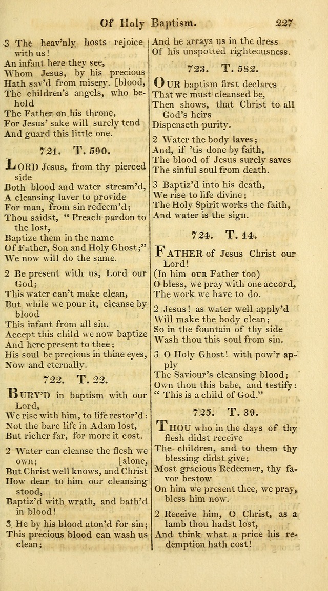 A Collection of Hymns for the Use of the Protestant Church of the United Brethren. (New and Rev. ed.) page 227