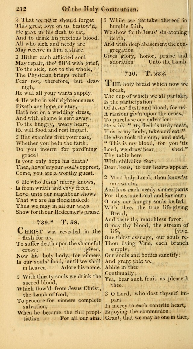 A Collection of Hymns for the Use of the Protestant Church of the United Brethren. (New and Rev. ed.) page 232