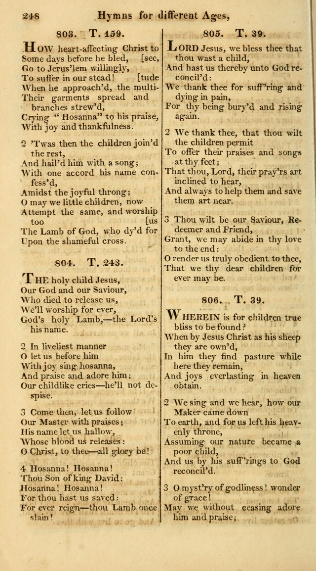 A Collection of Hymns for the Use of the Protestant Church of the United Brethren. (New and Rev. ed.) page 248