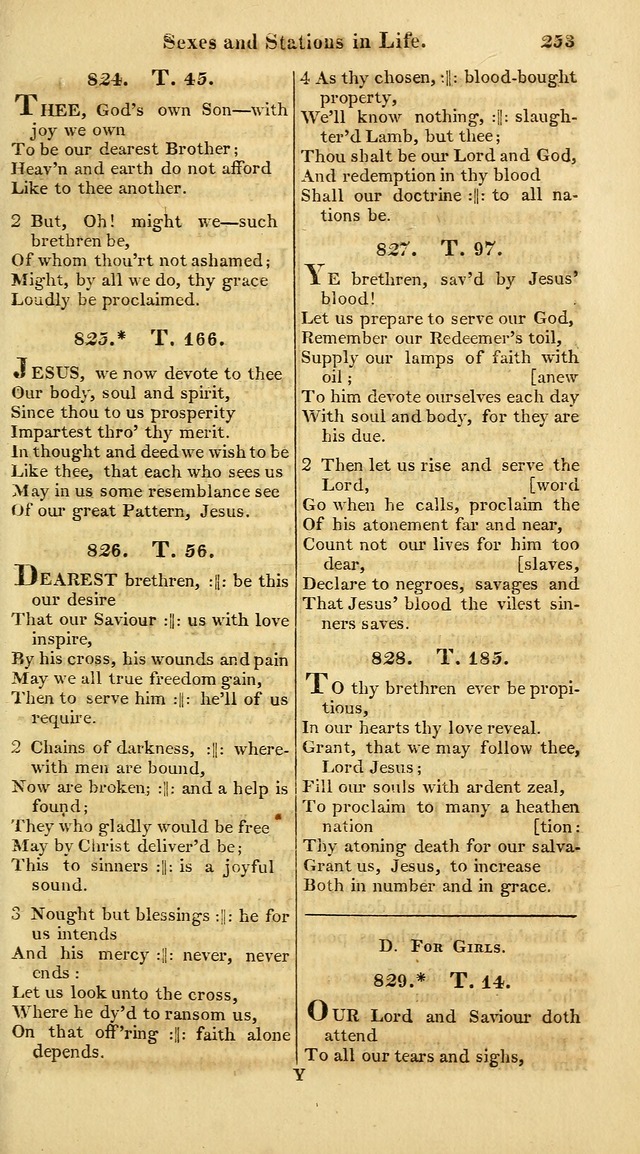 A Collection of Hymns for the Use of the Protestant Church of the United Brethren. (New and Rev. ed.) page 253