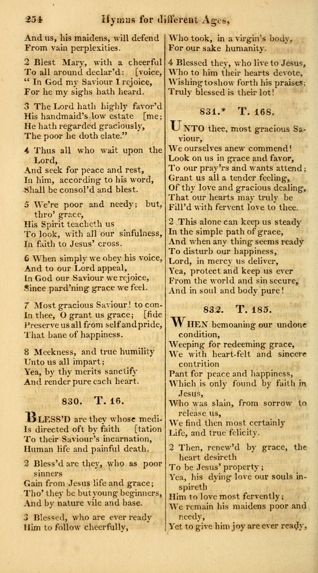 A Collection of Hymns for the Use of the Protestant Church of the United Brethren. (New and Rev. ed.) page 254