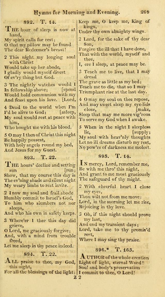 A Collection of Hymns for the Use of the Protestant Church of the United Brethren. (New and Rev. ed.) page 269