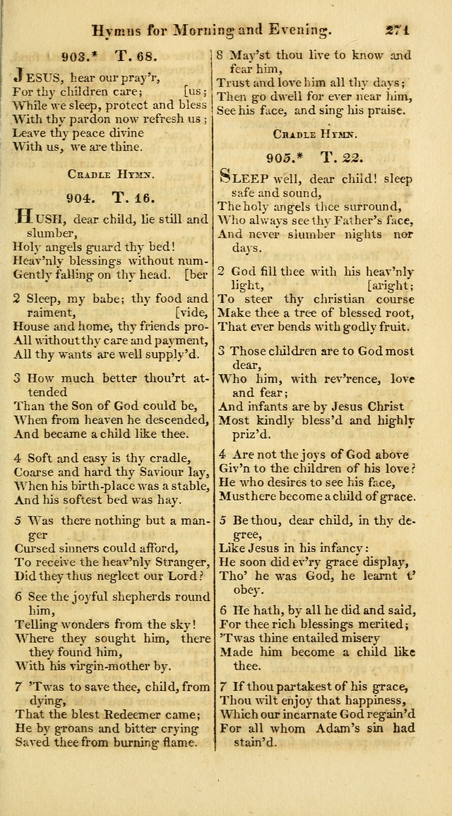 A Collection of Hymns for the Use of the Protestant Church of the United Brethren. (New and Rev. ed.) page 271