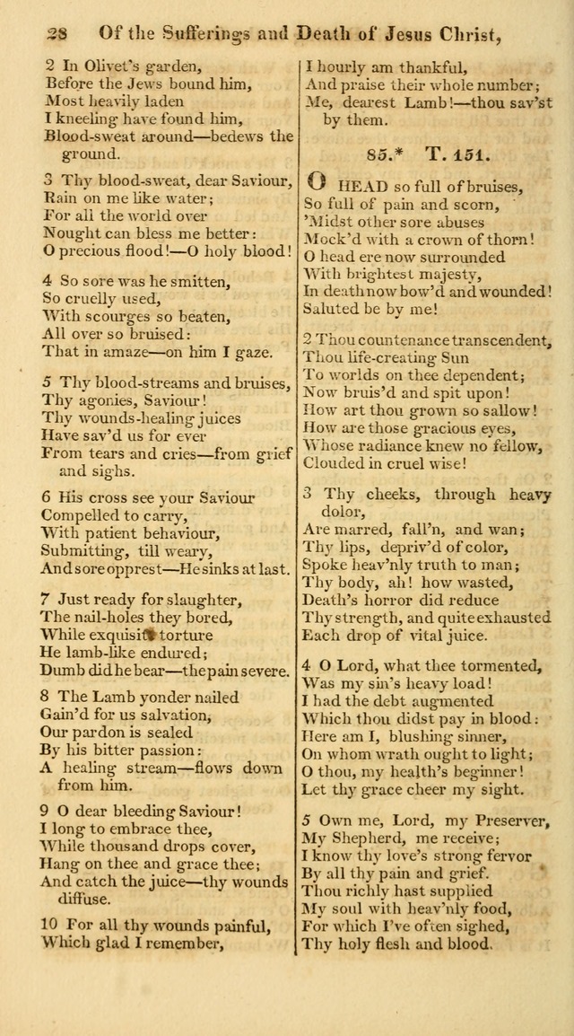 A Collection of Hymns for the Use of the Protestant Church of the United Brethren. (New and Rev. ed.) page 28