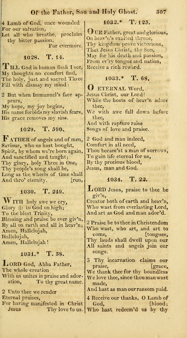 A Collection of Hymns for the Use of the Protestant Church of the United Brethren. (New and Rev. ed.) page 307