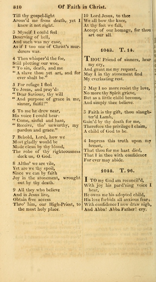 A Collection of Hymns for the Use of the Protestant Church of the United Brethren. (New and Rev. ed.) page 310