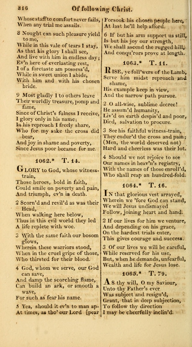 A Collection of Hymns for the Use of the Protestant Church of the United Brethren. (New and Rev. ed.) page 316