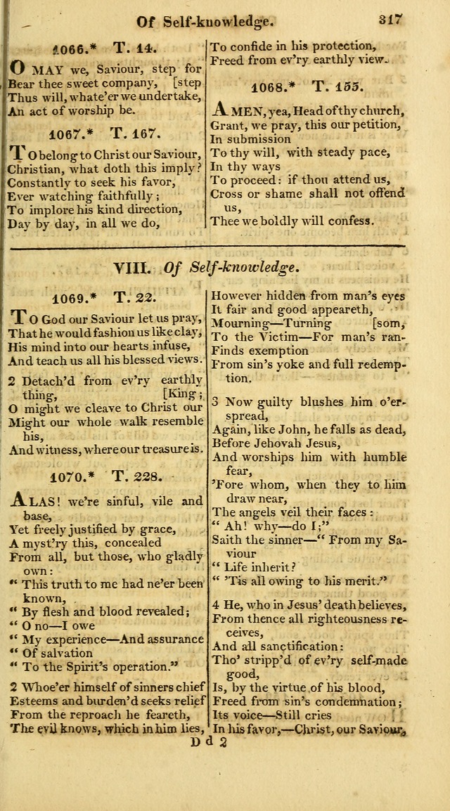 A Collection of Hymns for the Use of the Protestant Church of the United Brethren. (New and Rev. ed.) page 317