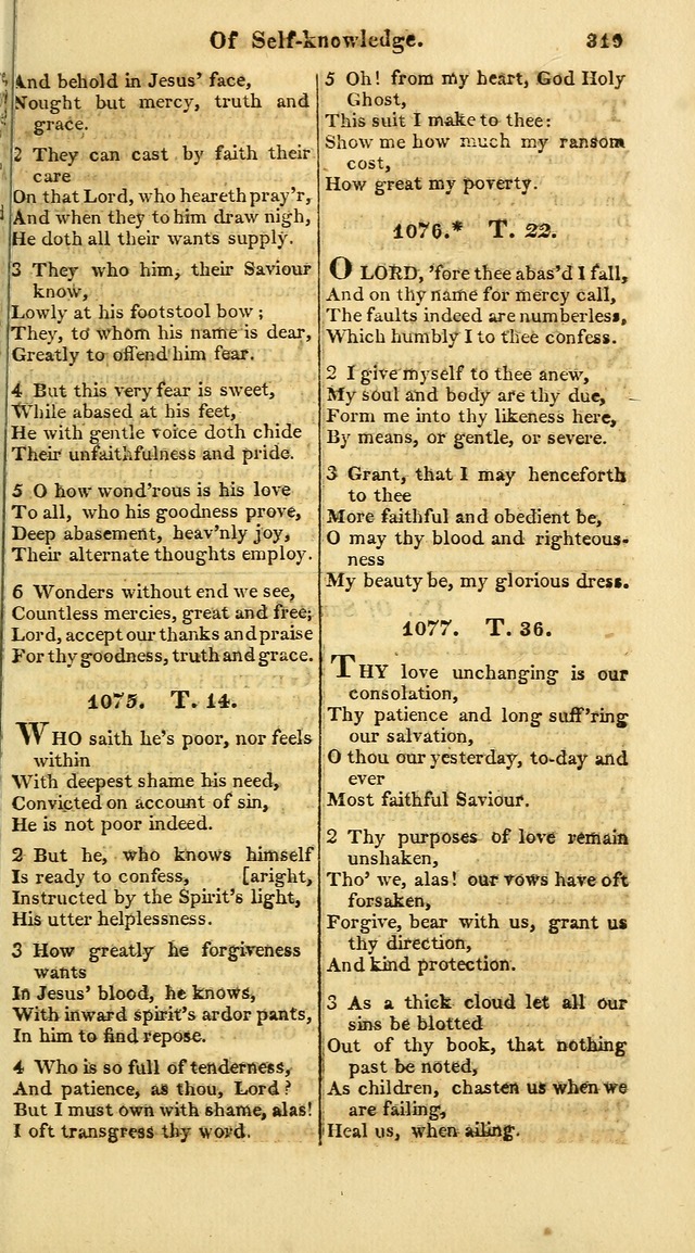 A Collection of Hymns for the Use of the Protestant Church of the United Brethren. (New and Rev. ed.) page 319