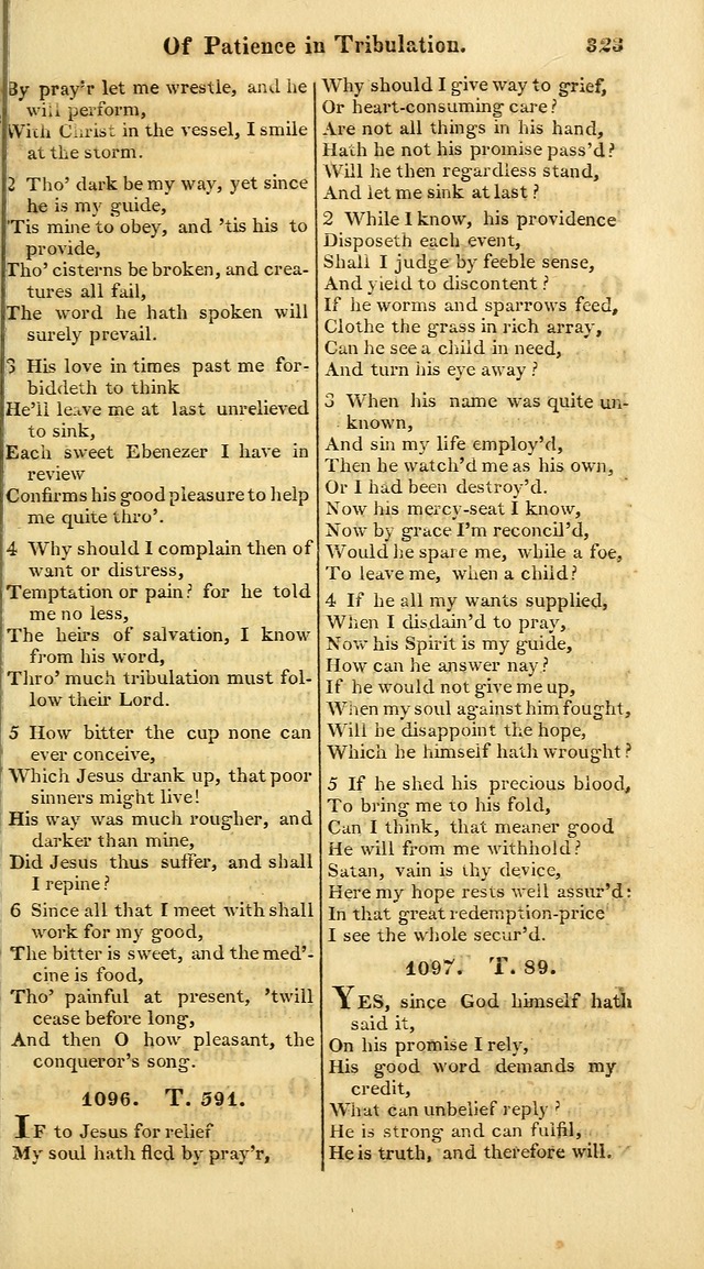 A Collection of Hymns for the Use of the Protestant Church of the United Brethren. (New and Rev. ed.) page 323