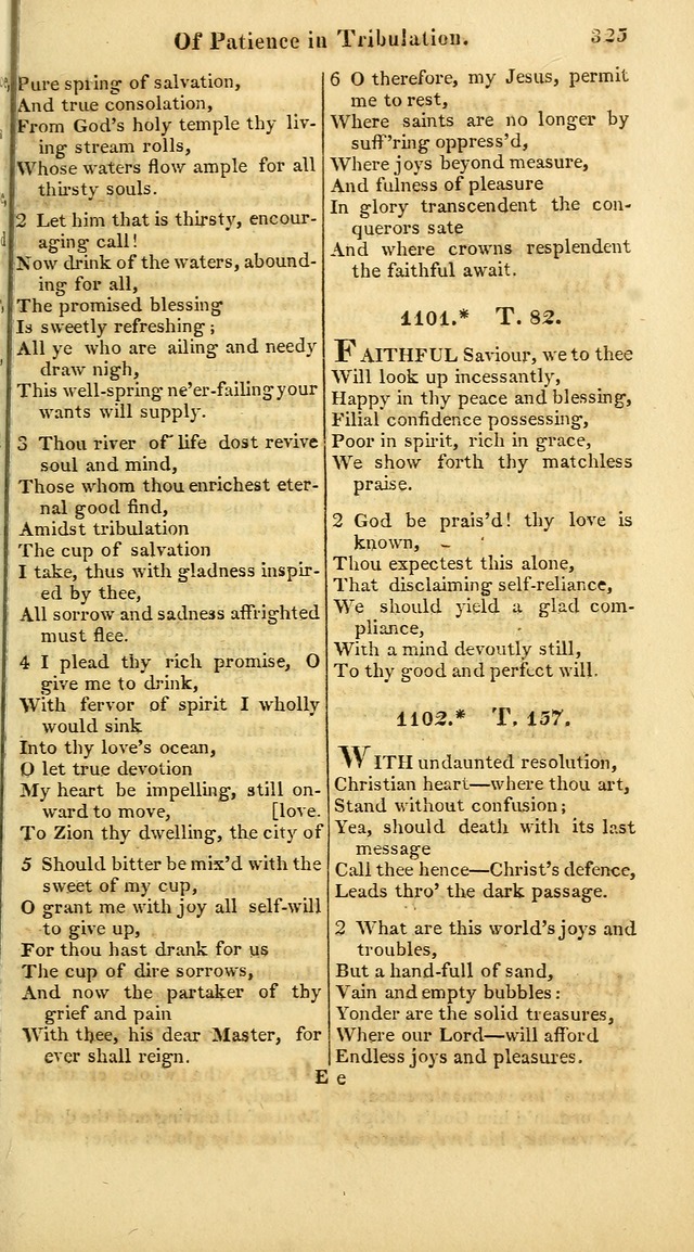 A Collection of Hymns for the Use of the Protestant Church of the United Brethren. (New and Rev. ed.) page 325