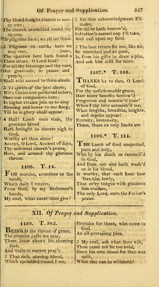 A Collection of Hymns for the Use of the Protestant Church of the United Brethren. (New and Rev. ed.) page 327