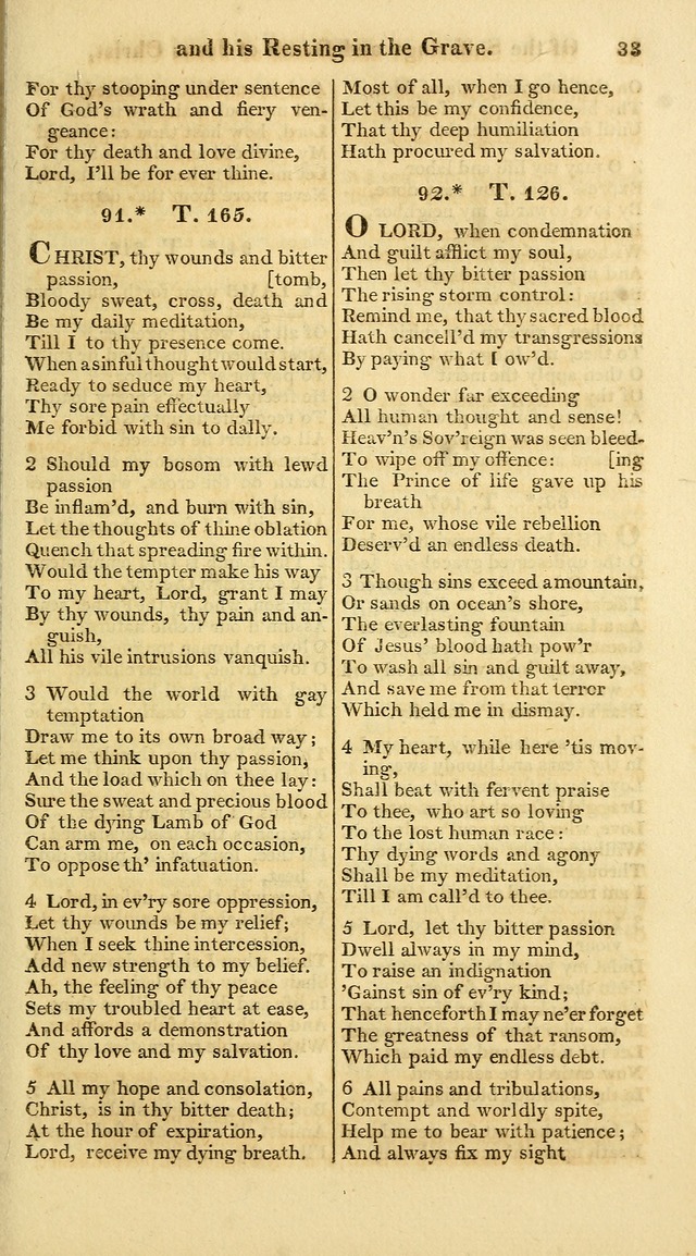 A Collection of Hymns for the Use of the Protestant Church of the United Brethren. (New and Rev. ed.) page 33