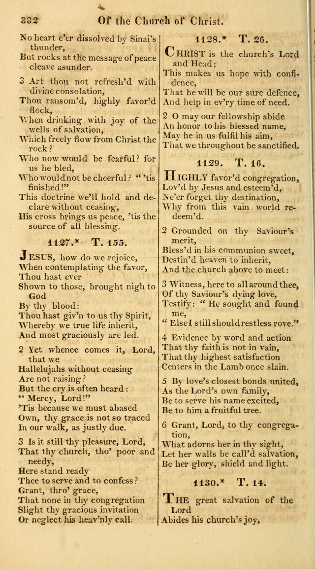 A Collection of Hymns for the Use of the Protestant Church of the United Brethren. (New and Rev. ed.) page 332