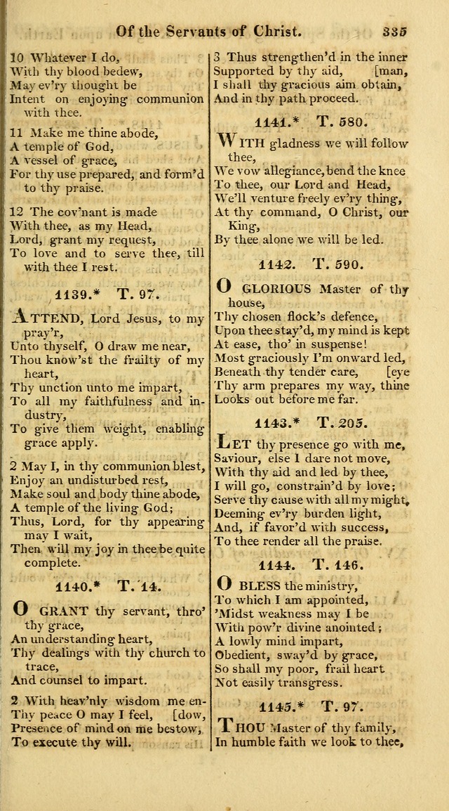 A Collection of Hymns for the Use of the Protestant Church of the United Brethren. (New and Rev. ed.) page 335