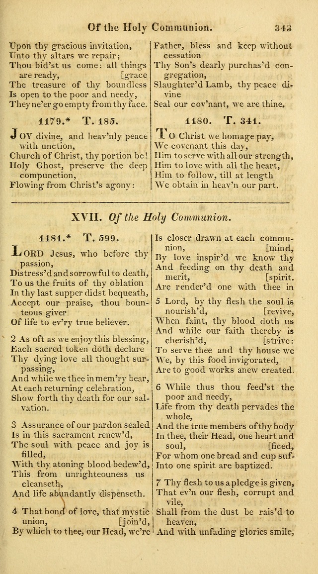 A Collection of Hymns for the Use of the Protestant Church of the United Brethren. (New and Rev. ed.) page 343