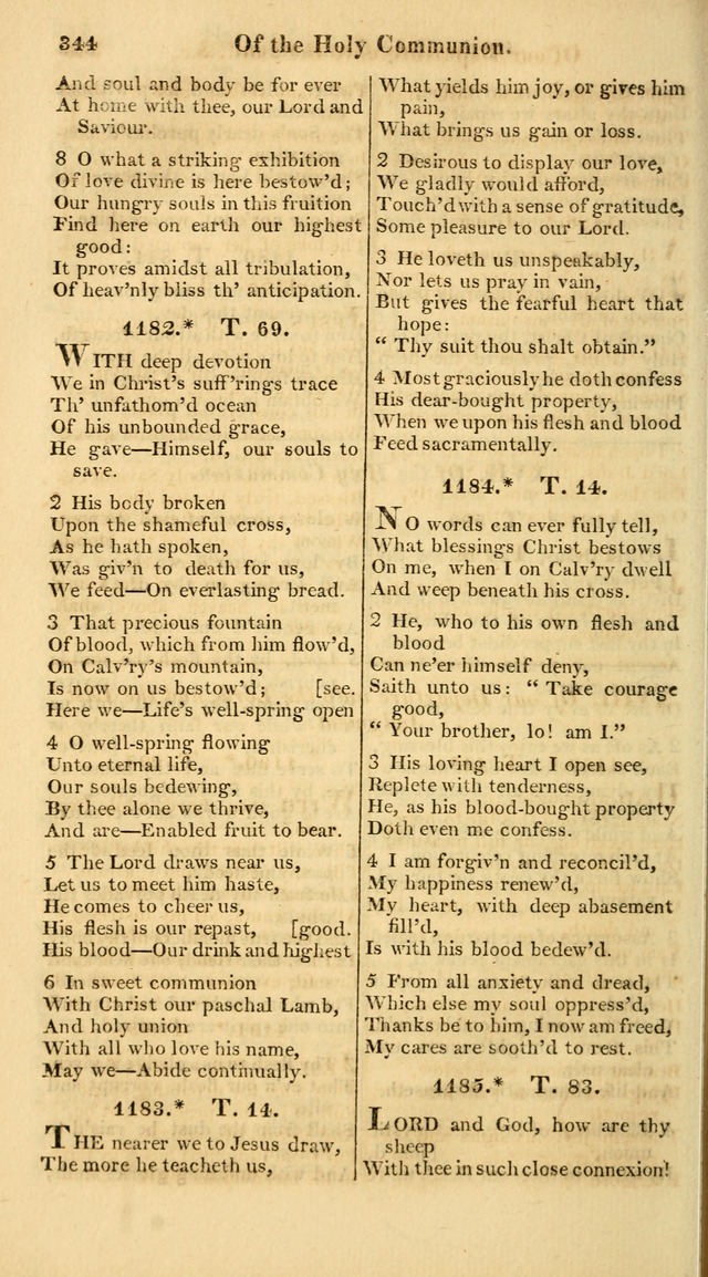 A Collection of Hymns for the Use of the Protestant Church of the United Brethren. (New and Rev. ed.) page 344