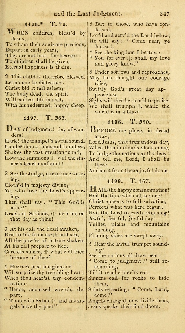 A Collection of Hymns for the Use of the Protestant Church of the United Brethren. (New and Rev. ed.) page 347