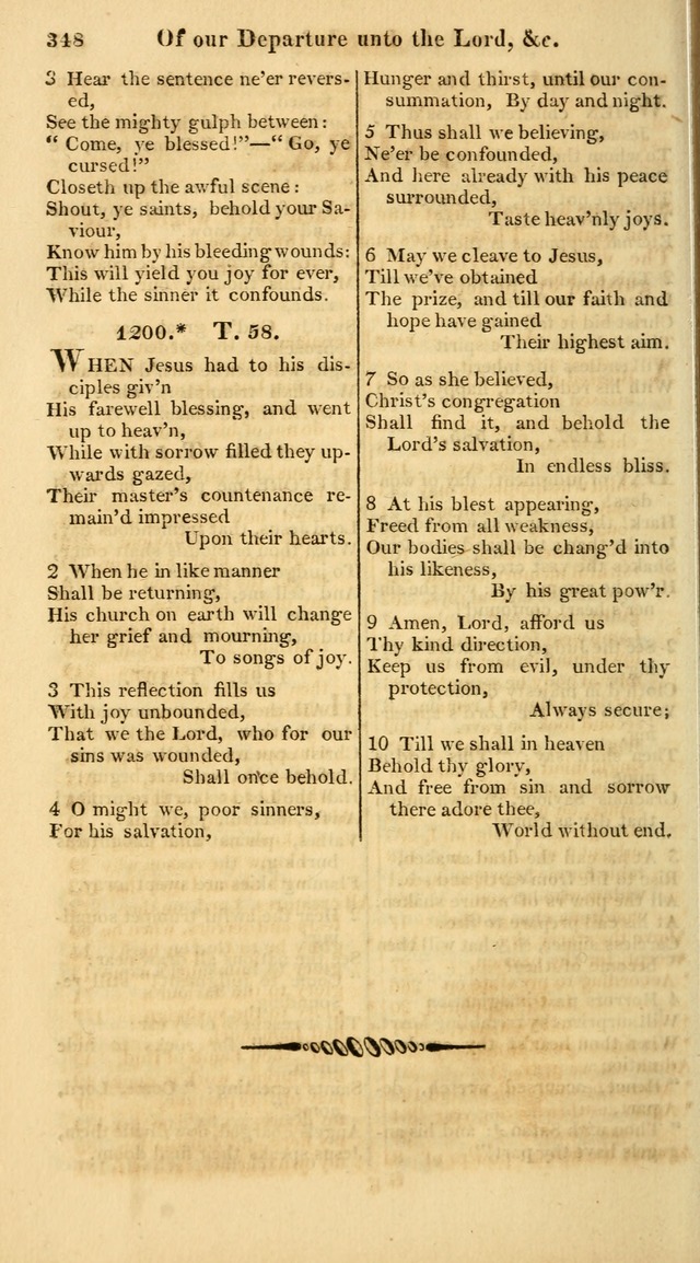 A Collection of Hymns for the Use of the Protestant Church of the United Brethren. (New and Rev. ed.) page 348