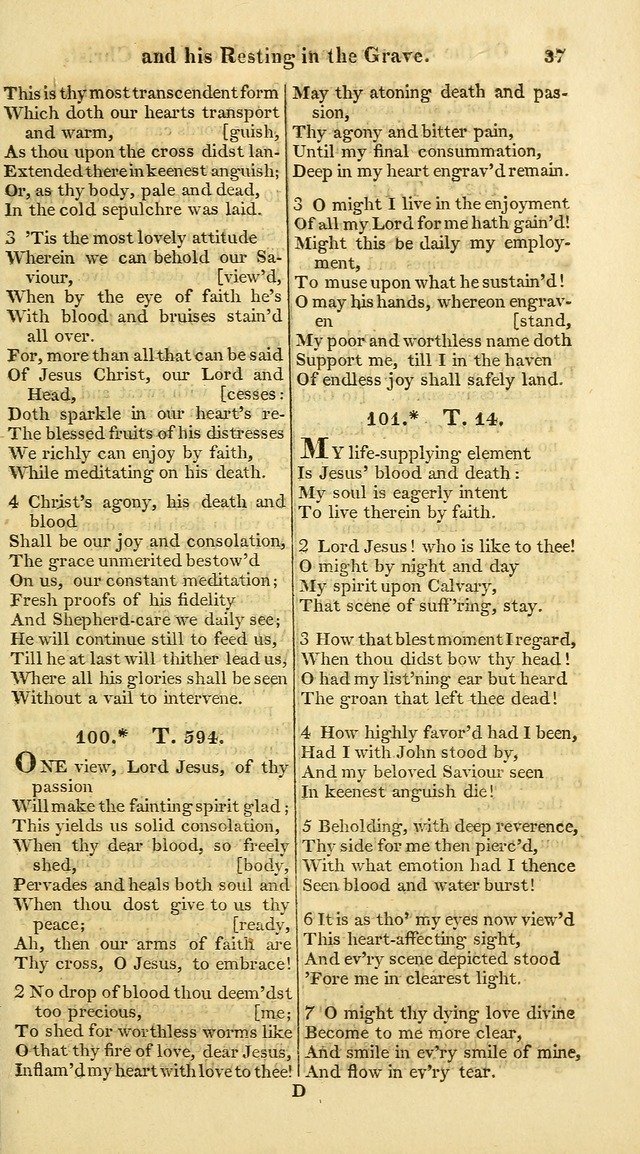 A Collection of Hymns for the Use of the Protestant Church of the United Brethren. (New and Rev. ed.) page 37