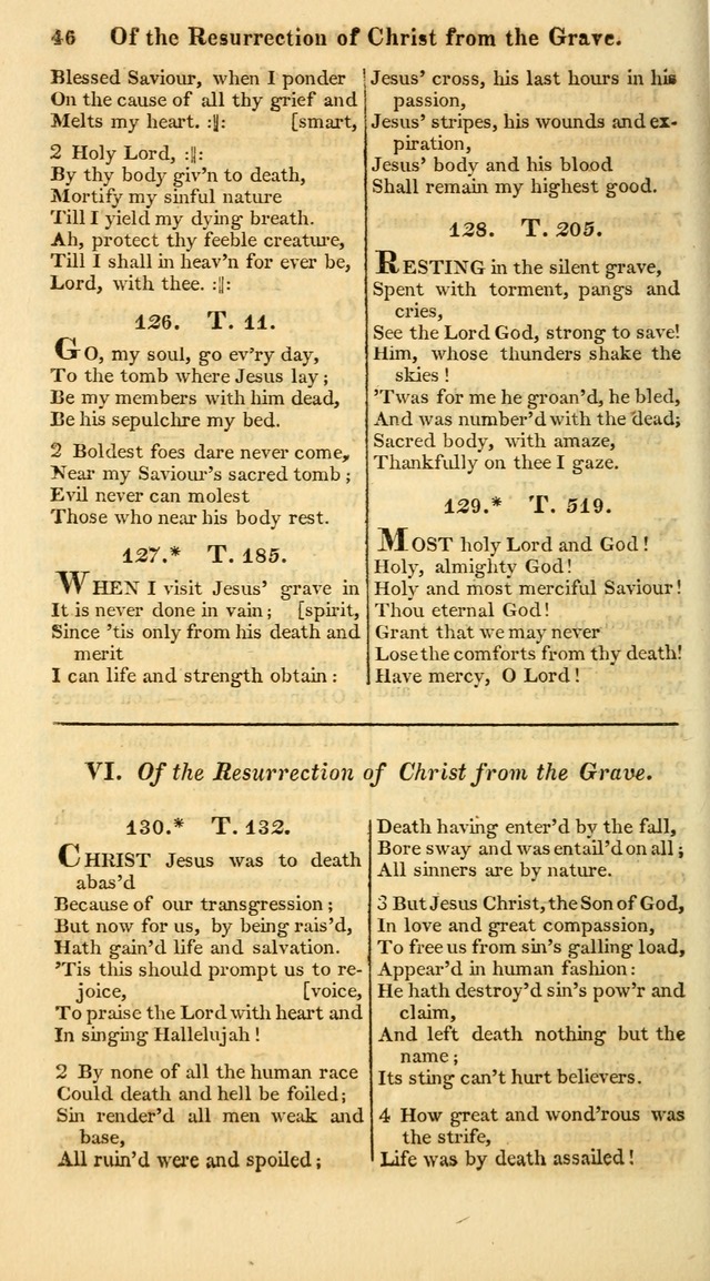 A Collection of Hymns for the Use of the Protestant Church of the United Brethren. (New and Rev. ed.) page 46