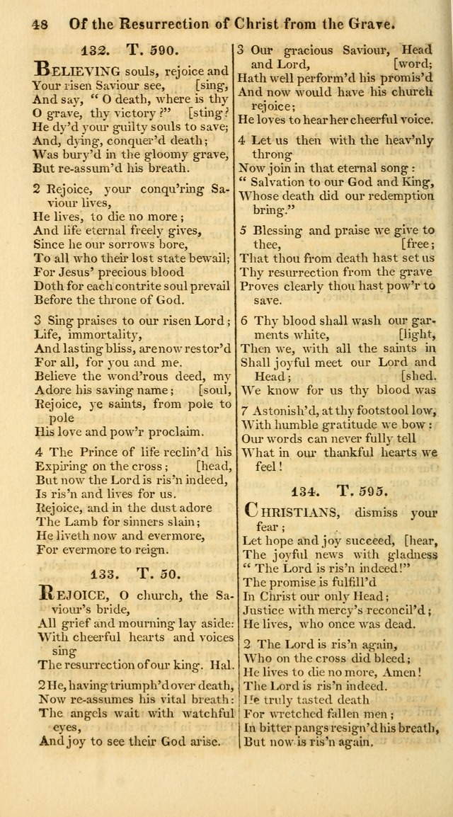 A Collection of Hymns for the Use of the Protestant Church of the United Brethren. (New and Rev. ed.) page 48