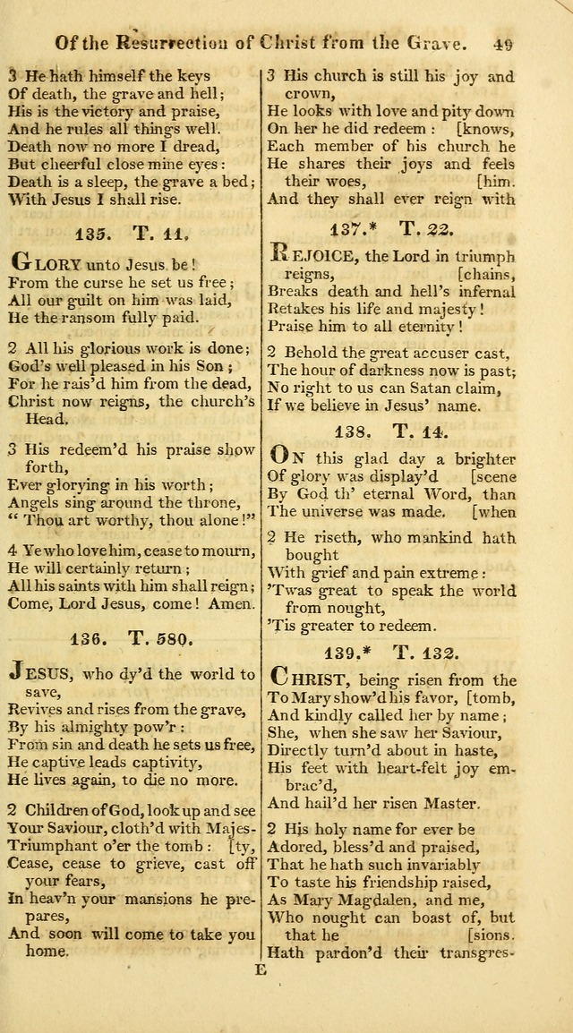 A Collection of Hymns for the Use of the Protestant Church of the United Brethren. (New and Rev. ed.) page 49