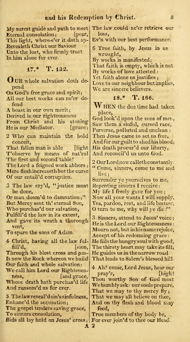 A Collection of Hymns for the Use of the Protestant Church of the United Brethren. (New and Rev. ed.) page 5