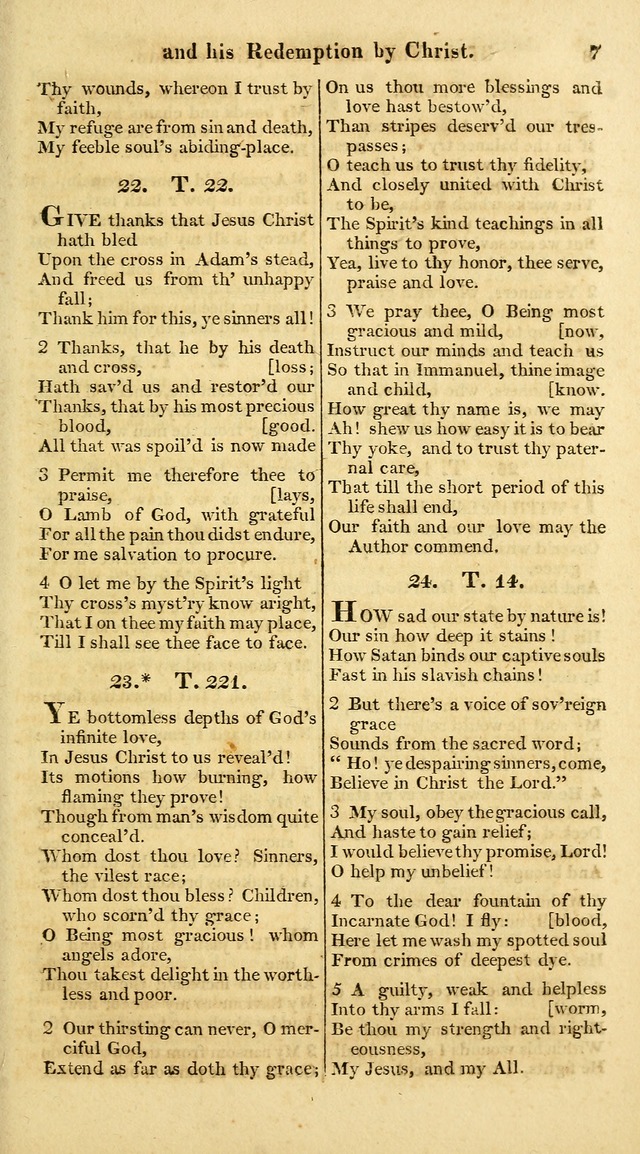 A Collection of Hymns for the Use of the Protestant Church of the United Brethren. (New and Rev. ed.) page 7