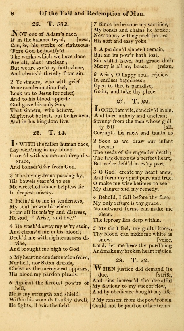 A Collection of Hymns for the Use of the Protestant Church of the United Brethren. (New and Rev. ed.) page 8