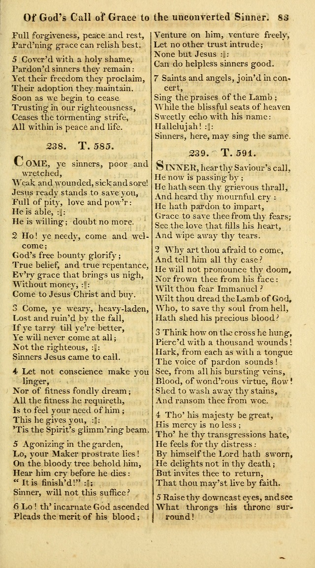 A Collection of Hymns for the Use of the Protestant Church of the United Brethren. (New and Rev. ed.) page 83