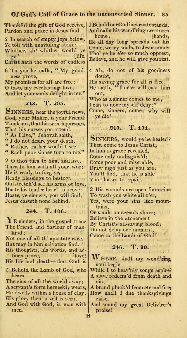 A Collection of Hymns for the Use of the Protestant Church of the United Brethren. (New and Rev. ed.) page 85