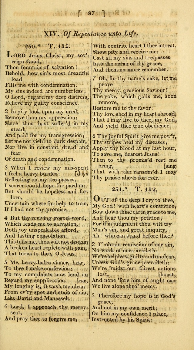 A Collection of Hymns for the Use of the Protestant Church of the United Brethren. (New and Rev. ed.) page 87