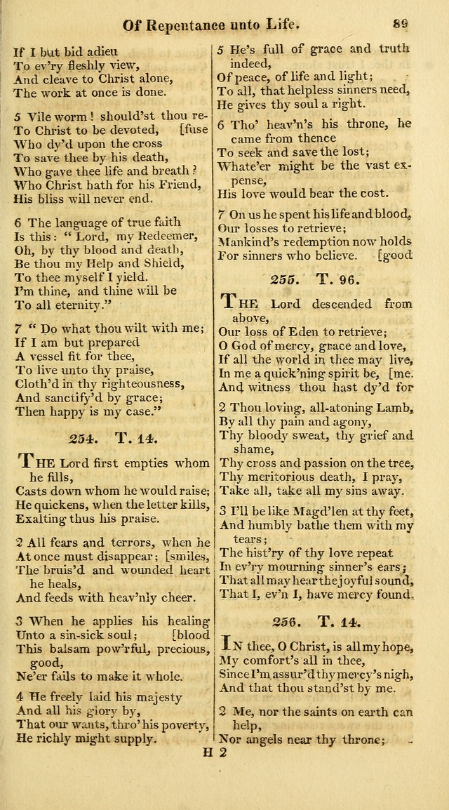 A Collection of Hymns for the Use of the Protestant Church of the United Brethren. (New and Rev. ed.) page 89