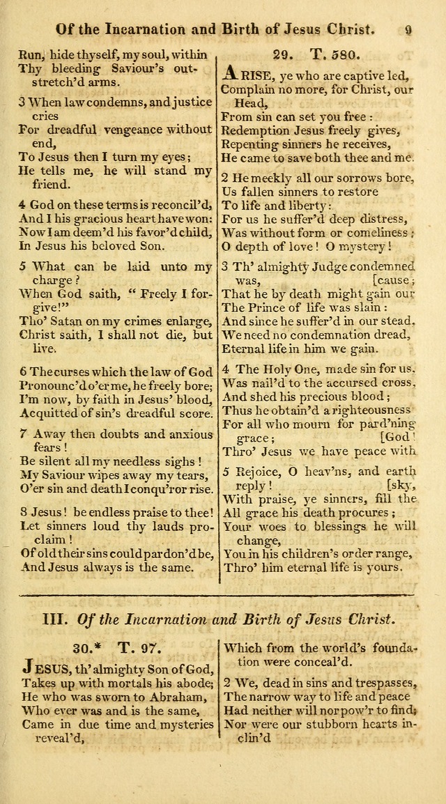 A Collection of Hymns for the Use of the Protestant Church of the United Brethren. (New and Rev. ed.) page 9