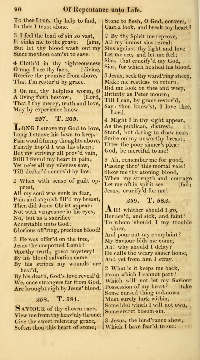 A Collection of Hymns for the Use of the Protestant Church of the United Brethren. (New and Rev. ed.) page 90