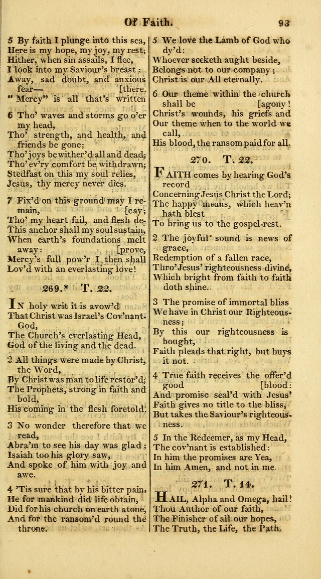 A Collection of Hymns for the Use of the Protestant Church of the United Brethren. (New and Rev. ed.) page 93