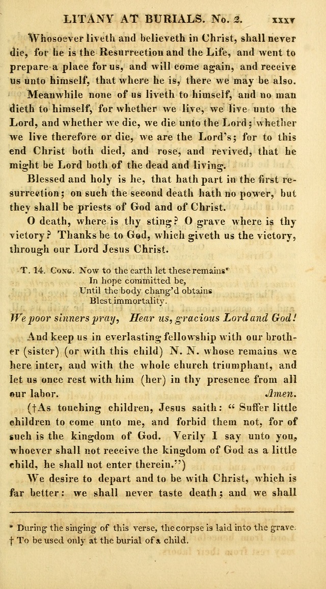 A Collection of Hymns for the Use of the Protestant Church of the United Brethren. (New and Rev. ed.) page xli