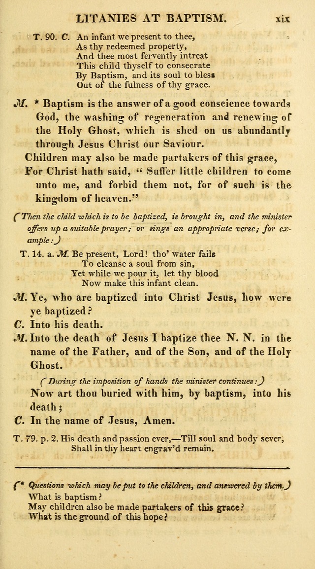 A Collection of Hymns for the Use of the Protestant Church of the United Brethren. (New and Rev. ed.) page xxv