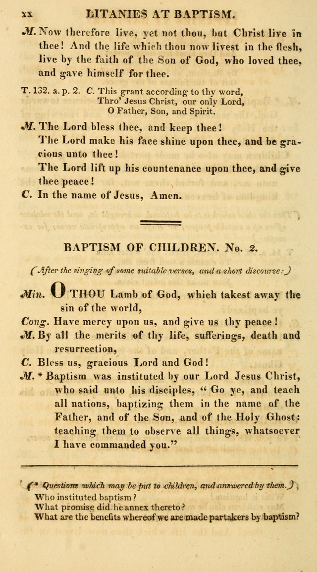 A Collection of Hymns for the Use of the Protestant Church of the United Brethren. (New and Rev. ed.) page xxvi