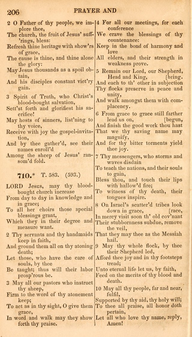 A Collection of Hymns, for the Use of the Protestant Church of the United Brethren. New and  Revised ed. page 247