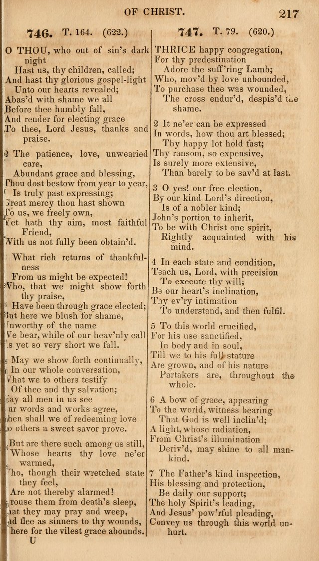 A Collection of Hymns, for the Use of the Protestant Church of the United Brethren. New and  Revised ed. page 258