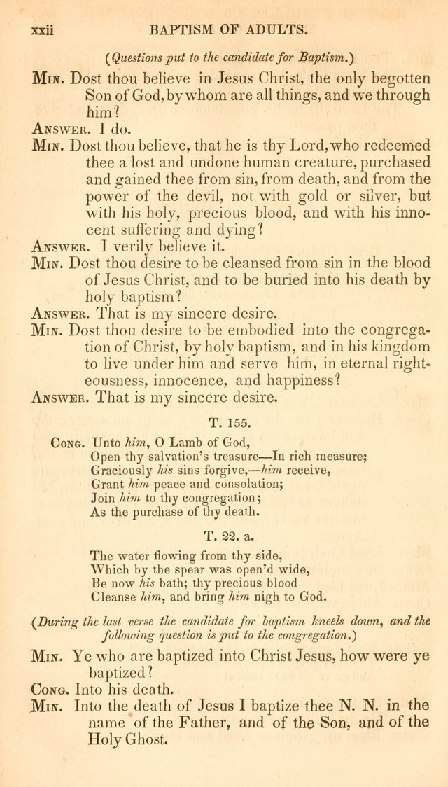 A Collection of Hymns, for the Use of the Protestant Church of the United Brethren. New and  Revised ed. page 27