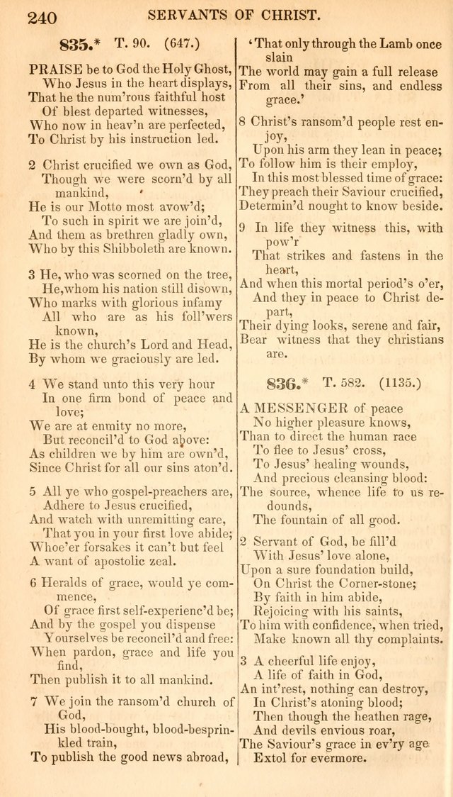 A Collection of Hymns, for the Use of the Protestant Church of the United Brethren. New and  Revised ed. page 281