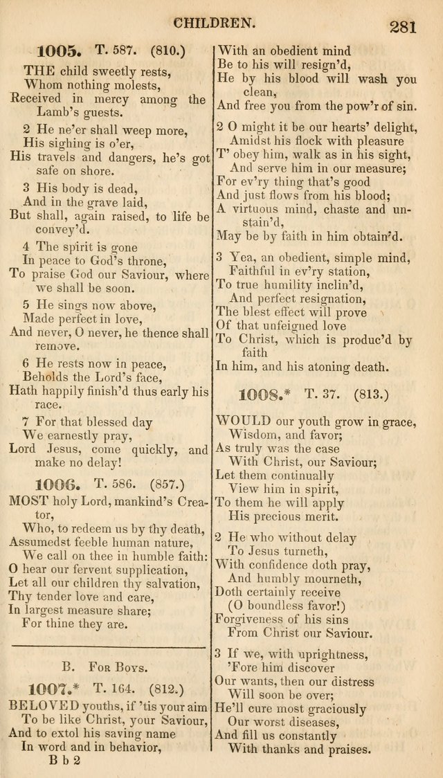 A Collection of Hymns, for the Use of the Protestant Church of the United Brethren. New and  Revised ed. page 322