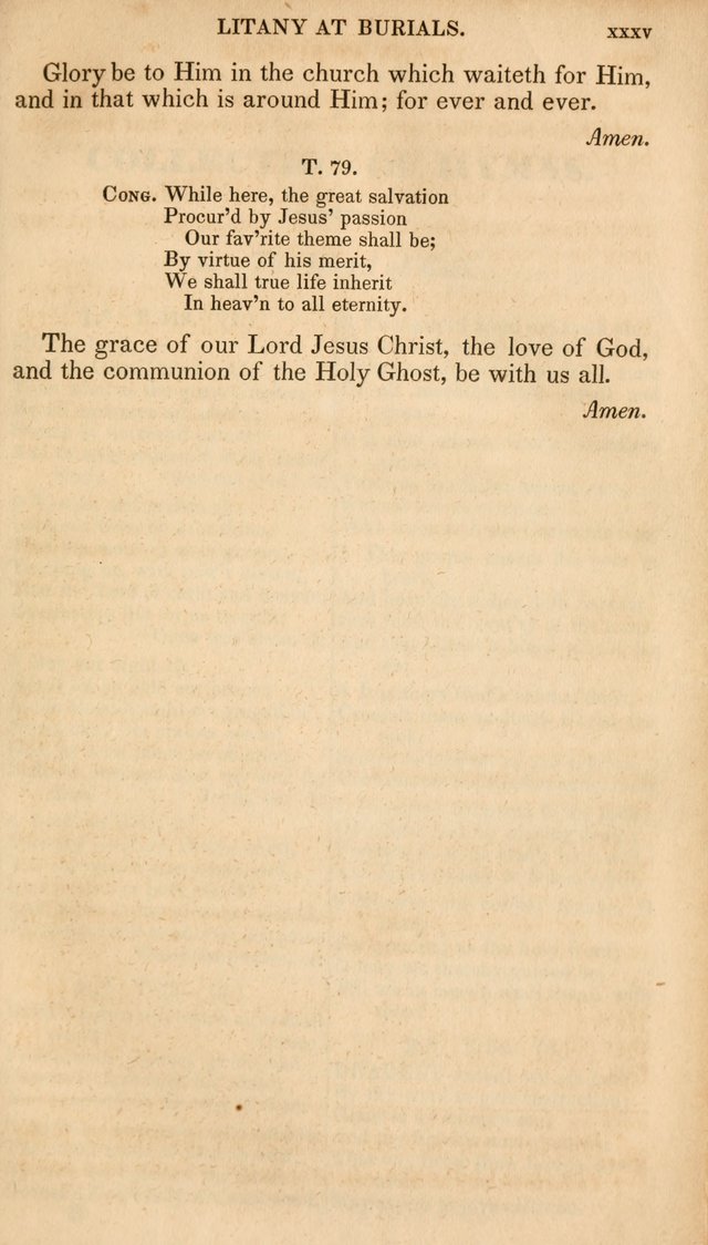 A Collection of Hymns, for the Use of the Protestant Church of the United Brethren. New and  Revised ed. page 40