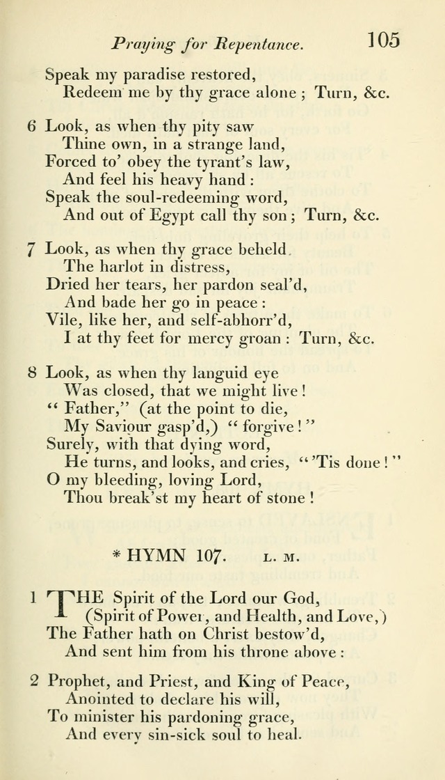 A Collection of Hymns, for the Use of the People Called Methodists, with a Supplement page 107