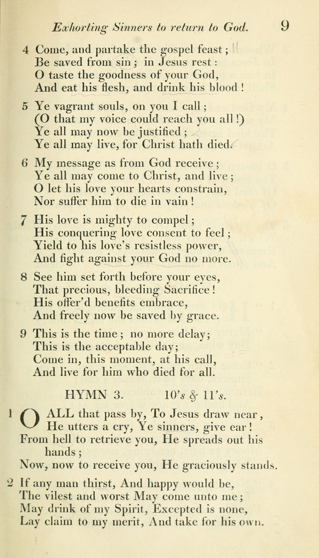 A Collection of Hymns, for the Use of the People Called Methodists, with a Supplement page 11